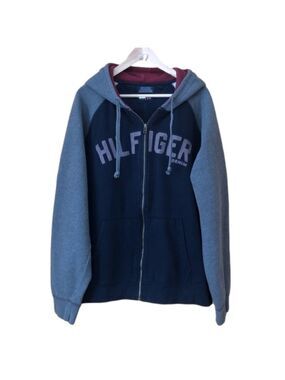 Tommy Jeans Hilfiger denim vintage heavyweight zip hoodie XL